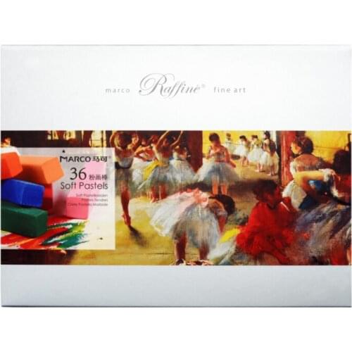 Marco Stationery Set color chalk student art design painting pastel stick 12/24/36 toner stick