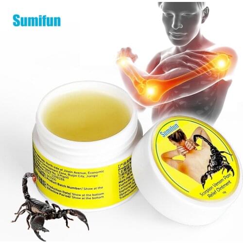10G Scorpion Venom Ointment Gout Cream Treatment Neck Waist Shoulder Meniscus Leg Joint Bone Pain Relief Plaster Medcal Health