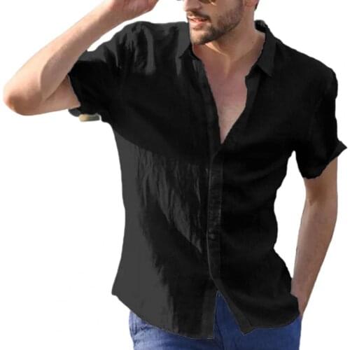 Fashion Elegant M-4XL Male Tee Tops Casual Shirts Men Social Shirts Dress Button Turn Down Collar SlimS Fit Men Clothes Camisa