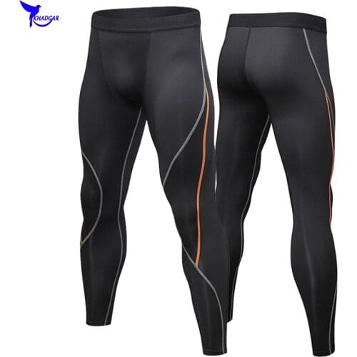 Mens Compression Crossfit Training Gym Leggings Quick Dry Skinny Running Tights Fitness Sports Jogging Long Yoga Athletic Pants