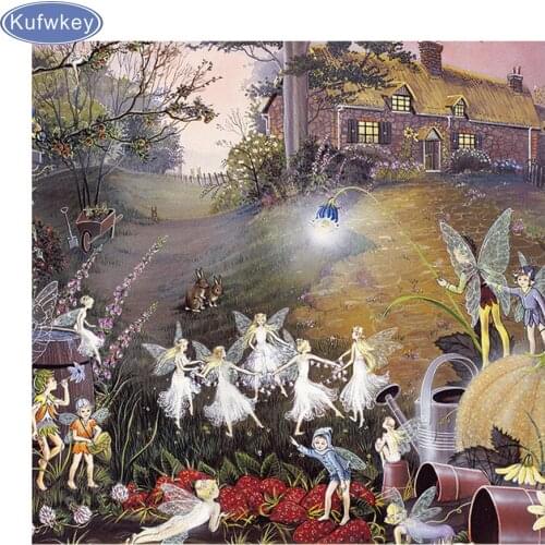 Crystal painting diy Diamond cross stitch 5D diamond painting diamond embroidery Cartoon fairy mosaic of rhinestones set