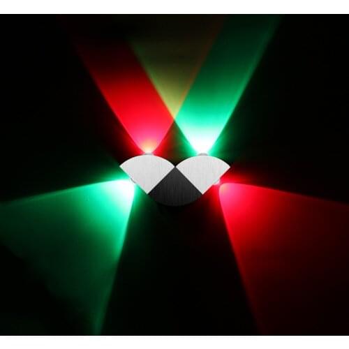 4W 4 LED Butterfly Wall mounted Light Decorative fixture bulb Lamp for Living Room bedroom Hall Gallery Vestibule Disco Bar