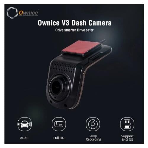 OwniceV3 Mini ADAS Car DVR Carmera Dash Cam Full HD1080P Car Video Recorder Night Vision Dashcam