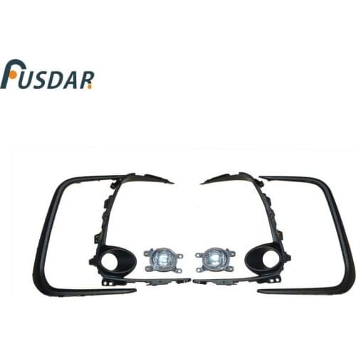 Skin Line Fog Lights Foglight Lamp Bezel W/Cover Left Right 1 SET For Toyota Corolla 2019-2020 Sedan EU Version