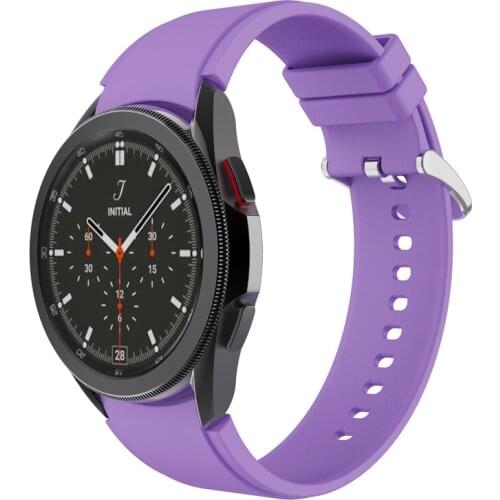 GOOSUU 20mm 22mm Silicone Strap For Huawei Watch GT 2 Pro 2e Strap For Samsung Galaxy Watch /45mm Active 2 Gear S3 Purple Color