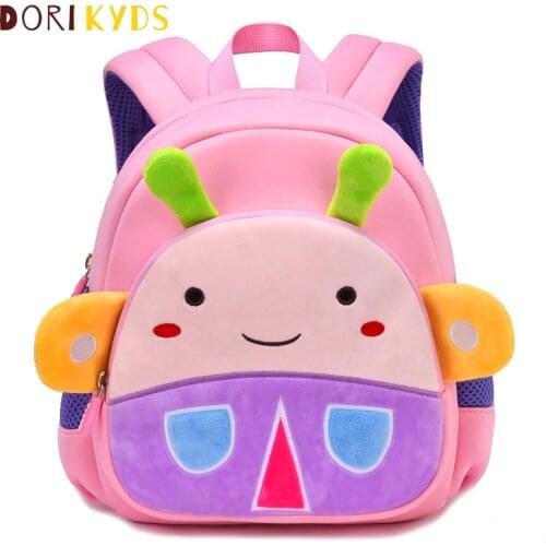 DORIKYDS 3D Animals Kids Backpack Cute Cartoon Kindergarten School Bag Waterproof Large Capacity Bookbag for Boys Girls Mochila