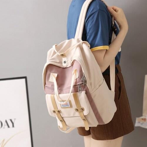 Han edition harajuku ulzzang junior high school female students bag tide backpack backpack vogue of new fund of 2021 super fire