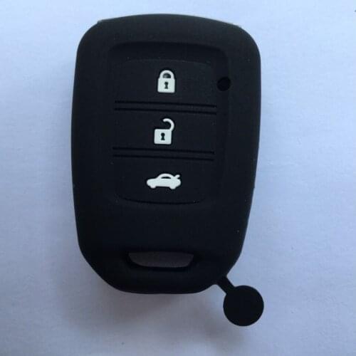 Silicon Key Holder Cover Skin Case For Honda 2/3 Button Insert Key Jazz Jade Vezel HRV Crider Crosstour Odyssey Fit Accord Civic