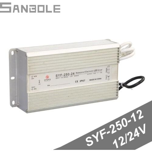SYF-250W 5V12V24V Switching Power Supply Waterproof Outdoors Platform Thunder Rainstorm Adverse Weather High Quality Electric