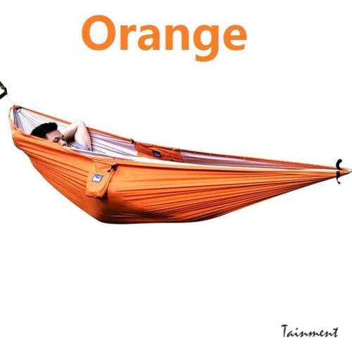 Camping Hammock Lightweight 4-in-1 Raincoat Rain Cover Hammock Portable Hammock Sunshade Mat for Travel, Hiking, Camping Bed