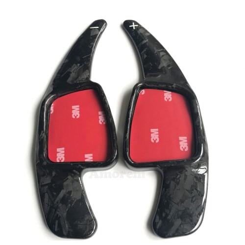 Carbon Fiber For Audi A3 S3 facelift A5 S5 2017 2018 2019 A4 B9 Q7 2016 2017 TT TTS Paddle Shift Steering Wheel Extension