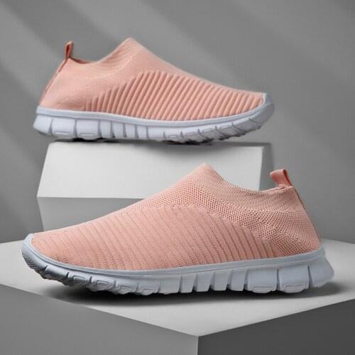 Women Breathable Running Shoes Hot Sale New Couple Sneakers Unisex Sock Shoes Walking Sneakers Off White Shoes Sneakers Men
