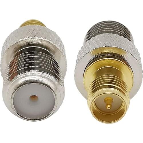1PCS RF Adapter F-type Jack Female to RP-SMA Female Jack for Satellite Boxes Set Top Boxes CATV Networks Mobile Antenna