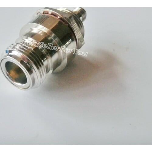 1X N Female jack with nut bulkhead to SMA female adapter RF connector