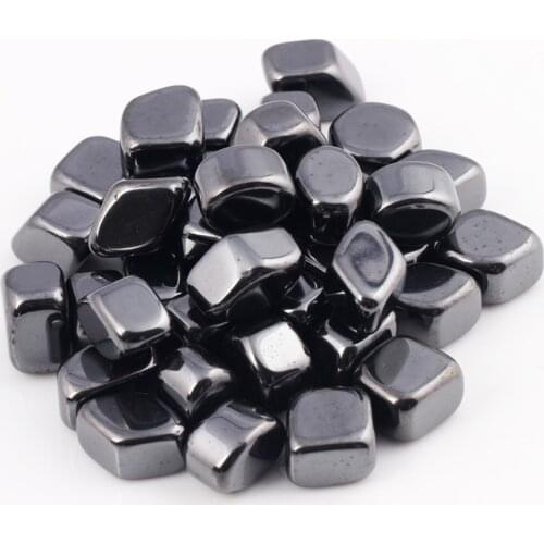 200g/lot Hematite Clear crystal tiger eye tumbled stone natural point Beads Chakra Healing Reiki Free Pouch