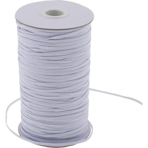 200Yd DIY Super Elastic Band Roll Bungee Stretchy Dress Flat Sewing Trim Strap