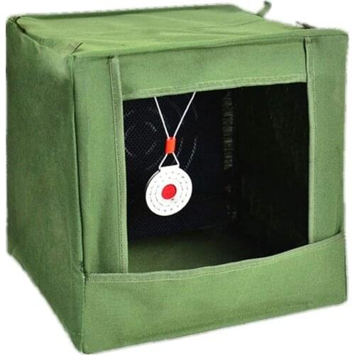 30X30CMTarget Box Practice Competitive Game Bulls Eye wear-Resistant Anti-Slingshot Target Box Bow Food Collection Box Slingshot