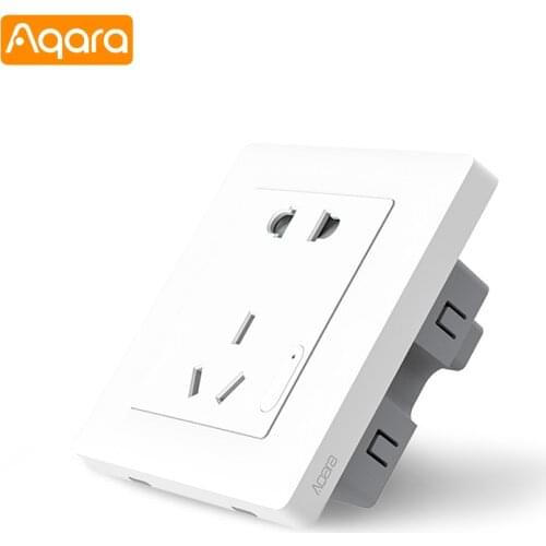 Aqara wall socket Smart Socket Wireless Wall Outlet Switch Wireless Remote Plug smart home zigbee Mihome app