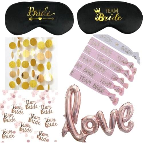 Bachelor Party Team Bride Eye Mask Simulation Silk Shading Eye Mask Sleep Eye Mask Solid Color Hen Party Supplies