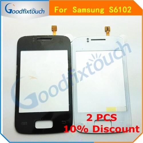 For Samsung S6102 Touch Panel Glass Lens Touch Screen Digitizer Sensor Replacement Parts