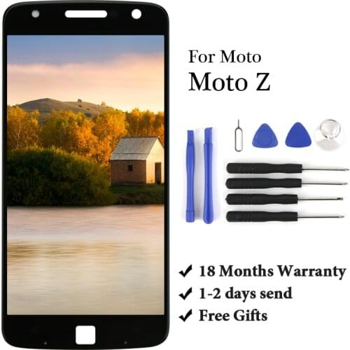 Good Display For moto Z LCD Display With Touch Screen Digitizer Assembly For moto Z Droid Xt1650 LCD Display