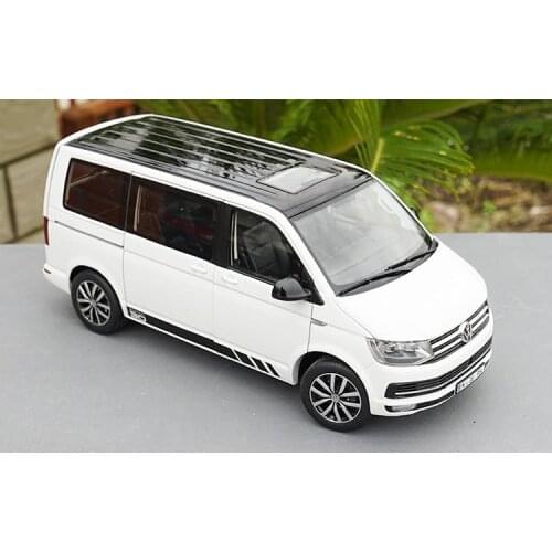 High Classic Authentic 1:18 Nzg Vw T6 Multivan Diecast Metal Mpv Car Model with Small Gift