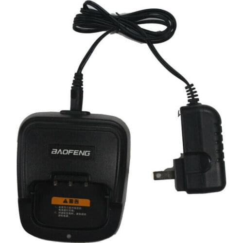 Charger Base & Adapter Baofeng UV-6 6D Walkie Talkie Power Supply Repalcement