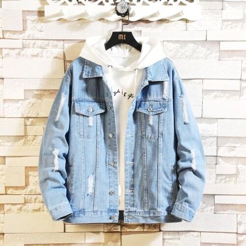 2021 Autumn New Mens Jacket Trend All-match Autumn and Winter Jacket Korean Spring and Autumn Clothes Mens Clothing