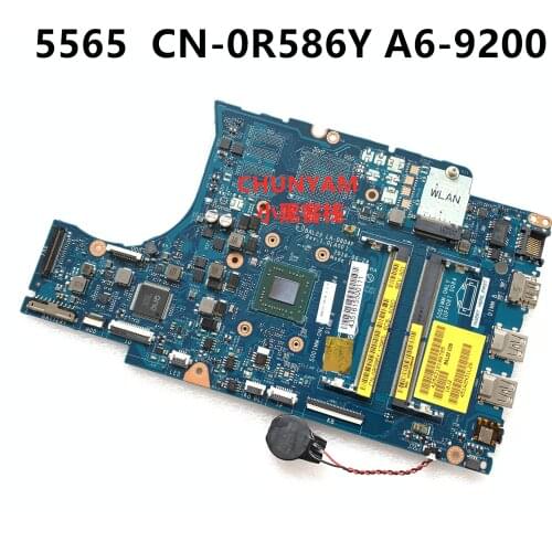 BAL23 LA-D804P A6-9200 FOR DELL INSPIRON 5565 Laptop Motherboard CN-0R586Y 0R586Y R586Y Mainboard notbook PC 100%tested