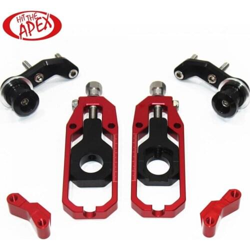 Fit for Kawasaki Ninja ZX10R ZX-10R 2008 2009 2010 Motorcycle CNC Aluminum Chain Tensioner Adjuster with Swimg arm Spools