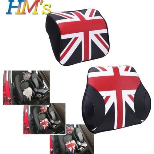 For Mini Countryman R60 F60 Neck Pillow Headrest Pad for Mini Cooper R56 F56 F55 Car Seat Lumbar Cushion for Mini Clubman F54