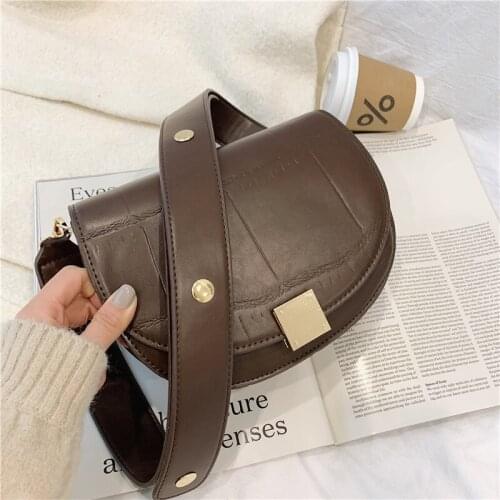 Luxury Fashion Women Crossbody Bag Travel Tote Saddle Bags Soft Leather Shoulder Bags For Ladies Handbags Designer