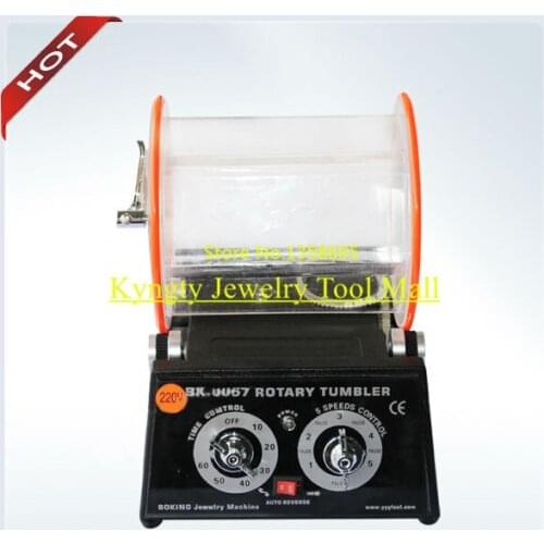 Rotary Tumbler Rotary Tools Jewellery Machine Tools Capacity 3kg with 500 g Polish Media Free Charge Fast Shipment