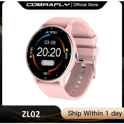 Cobrafly ZL02 Round Screen Men Women Smart Watch Long Standby IP67 Waterproof Heart Rate Monitoring Sports Fitness Weather Forec