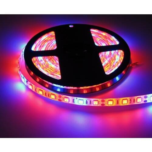 5M LED Strip light 5050 DC12V LED Grow light Full Spectrum Plant Growth lamps For Greenhouse Hydroponic Plant Growing