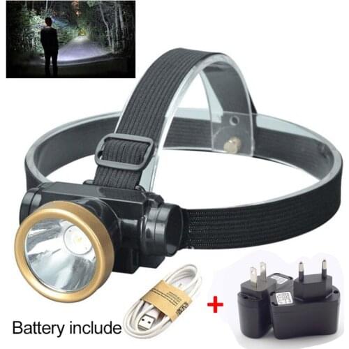 High power LED Headlamp Headlight Head Torch light Flashlight Lanterna USB Rechargeable battery outdoor Fishing Camping Hunting