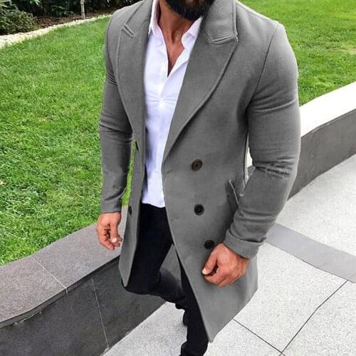 Мужские двубортные пальто Toplimit China At AliExpress