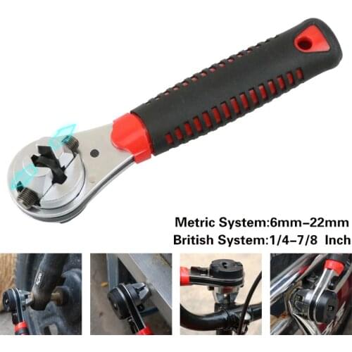 Universal wrench tool spanner mini ratchet gear 1/4 socket tools torque handle flexible bionic wrenches mintiml spanners 3/8