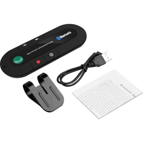 USB power visor car bluetooth hands-free Mp3 player wireless audio receiver car hands-free phone music adapter wholesale