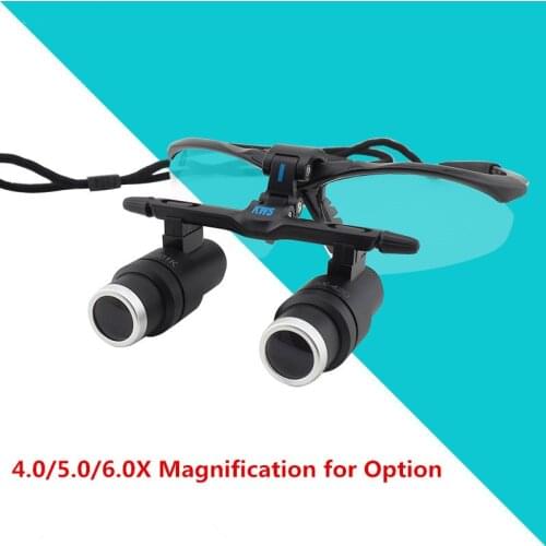 High Quality Medical Loupe 4.0/5.0/6.0X Binocular Magnifier Dental Surgical Magnifying Glasses