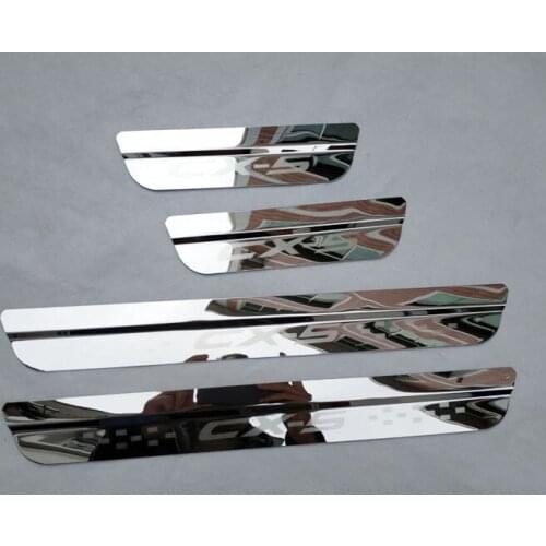 High quality stainless steel Rear bumper Protector Sill For 2017-2019 Mazda CX-5