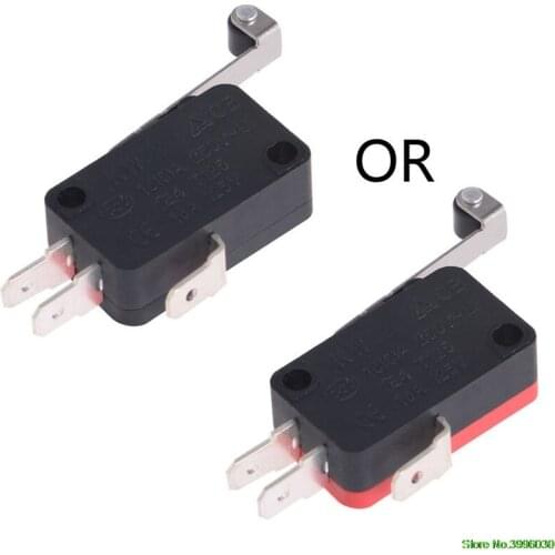 1X Long Handle New Micro Roller Lever Arm Normally Open Close Limit Switch KW7-2