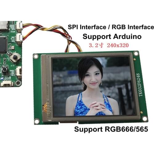 3.2 inch High Speed SPI TFT LCD Touch Color Screen with Adapater HX8347G Drive IC 240*320 XPT2046