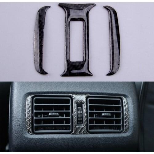 3Pcs Rear Air Vent Outlet Cover Trim Bezel Fit for Toyota 4Runner 2010 2011 2012 2013 2014 2015 2016 2017 2018 2019 2020