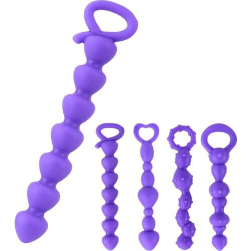 Vaginal Balls Silicone Anal Beads Anal Plug Sex Toys for Women Gay Men Masturbation Dildos Butt Plug Prostate Massager Adult