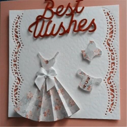 Princess Dress build up METAL CUTTING DIES Scrapbooking paper craft card emboss knife blade punch stencil cut die