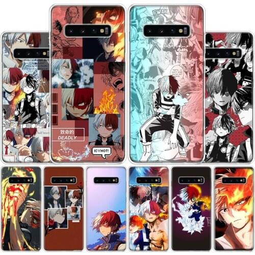 Shoto Todoroki My Hero Phone Case For Samsung Galaxy S10 S20 FE S21 Ultra Note 10 9 8 S9 S8 S7 Edge J4 J6 J8 Plus Lite + Cover C