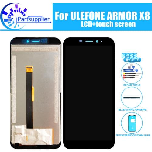 For ULEFONE ARMOR X8 LCD Display + Touch Screen Digitizer Assembly 100% New Tested LCD Screen+Touch for ARMOR X8+Tools