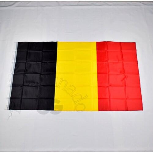 Belgium 90*150cm Belgian flag Banner 3x5 Foot Hanging National flag for meet,Parade,party.Hanging,decoration