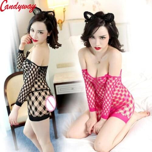 Hot Sexy underwear Hollow Out lace Fashion design Backless babydoll erotic lingerie perspective clothes Wearing Comfortable